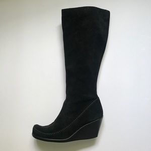 Aerosoles black knee high boots size 7